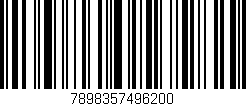 Código de barras (EAN, GTIN, SKU, ISBN): '7898357496200'