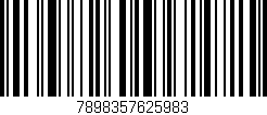 Código de barras (EAN, GTIN, SKU, ISBN): '7898357625983'