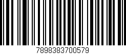 Código de barras (EAN, GTIN, SKU, ISBN): '7898383700579'