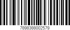 Código de barras (EAN, GTIN, SKU, ISBN): '7898388002579'