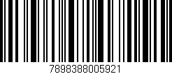 Código de barras (EAN, GTIN, SKU, ISBN): '7898388005921'