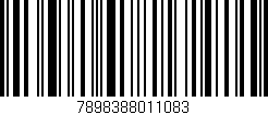 Código de barras (EAN, GTIN, SKU, ISBN): '7898388011083'