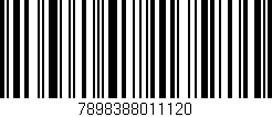 Código de barras (EAN, GTIN, SKU, ISBN): '7898388011120'