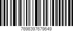 Código de barras (EAN, GTIN, SKU, ISBN): '7898397679649'