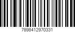 Código de barras (EAN, GTIN, SKU, ISBN): '7898412970331'