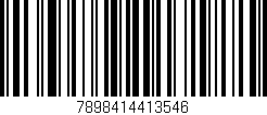 Código de barras (EAN, GTIN, SKU, ISBN): '7898414413546'