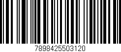 Código de barras (EAN, GTIN, SKU, ISBN): '7898425503120'