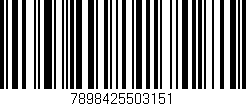 Código de barras (EAN, GTIN, SKU, ISBN): '7898425503151'