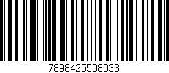 Código de barras (EAN, GTIN, SKU, ISBN): '7898425508033'