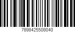 Código de barras (EAN, GTIN, SKU, ISBN): '7898425508040'