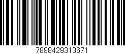 Código de barras (EAN, GTIN, SKU, ISBN): '7898429313671'