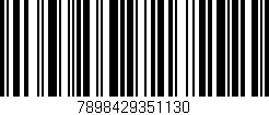 Código de barras (EAN, GTIN, SKU, ISBN): '7898429351130'
