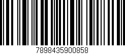 Código de barras (EAN, GTIN, SKU, ISBN): '7898435900858'