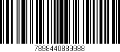 Código de barras (EAN, GTIN, SKU, ISBN): '7898440889988'