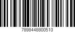 Código de barras (EAN, GTIN, SKU, ISBN): '7898448800510'