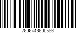 Código de barras (EAN, GTIN, SKU, ISBN): '7898448800596'