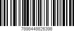 Código de barras (EAN, GTIN, SKU, ISBN): '7898448826398'