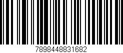 Código de barras (EAN, GTIN, SKU, ISBN): '7898448831682'