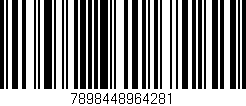 Código de barras (EAN, GTIN, SKU, ISBN): '7898448964281'