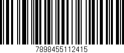 Código de barras (EAN, GTIN, SKU, ISBN): '7898455112415'