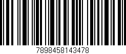 Código de barras (EAN, GTIN, SKU, ISBN): '7898458143478'