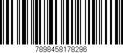 Código de barras (EAN, GTIN, SKU, ISBN): '7898458178296'