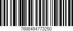 Código de barras (EAN, GTIN, SKU, ISBN): '7898484773250'