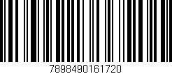 Código de barras (EAN, GTIN, SKU, ISBN): '7898490161720'