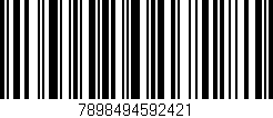 Código de barras (EAN, GTIN, SKU, ISBN): '7898494592421'