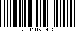 Código de barras (EAN, GTIN, SKU, ISBN): '7898494592476'