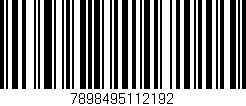 Código de barras (EAN, GTIN, SKU, ISBN): '7898495112192'