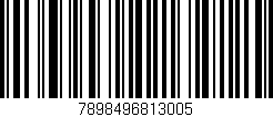 Código de barras (EAN, GTIN, SKU, ISBN): '7898496813005'