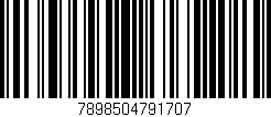 Código de barras (EAN, GTIN, SKU, ISBN): '7898504791707'