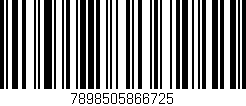 Código de barras (EAN, GTIN, SKU, ISBN): '7898505866725'