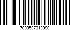 Código de barras (EAN, GTIN, SKU, ISBN): '7898507318390'