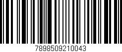 Código de barras (EAN, GTIN, SKU, ISBN): '7898509210043'