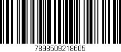 Código de barras (EAN, GTIN, SKU, ISBN): '7898509218605'