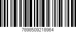 Código de barras (EAN, GTIN, SKU, ISBN): '7898509218964'