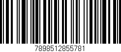 Código de barras (EAN, GTIN, SKU, ISBN): '7898512855781'