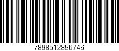 Código de barras (EAN, GTIN, SKU, ISBN): '7898512896746'