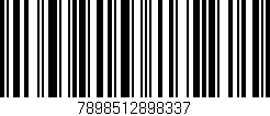 Código de barras (EAN, GTIN, SKU, ISBN): '7898512898337'