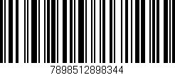 Código de barras (EAN, GTIN, SKU, ISBN): '7898512898344'