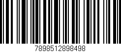 Código de barras (EAN, GTIN, SKU, ISBN): '7898512898498'