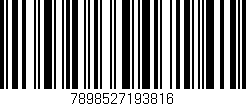 Código de barras (EAN, GTIN, SKU, ISBN): '7898527193816'