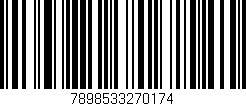 Código de barras (EAN, GTIN, SKU, ISBN): '7898533270174'