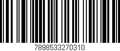 Código de barras (EAN, GTIN, SKU, ISBN): '7898533270310'