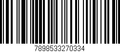 Código de barras (EAN, GTIN, SKU, ISBN): '7898533270334'