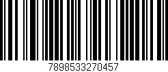 Código de barras (EAN, GTIN, SKU, ISBN): '7898533270457'