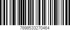 Código de barras (EAN, GTIN, SKU, ISBN): '7898533270464'