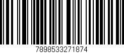 Código de barras (EAN, GTIN, SKU, ISBN): '7898533271874'